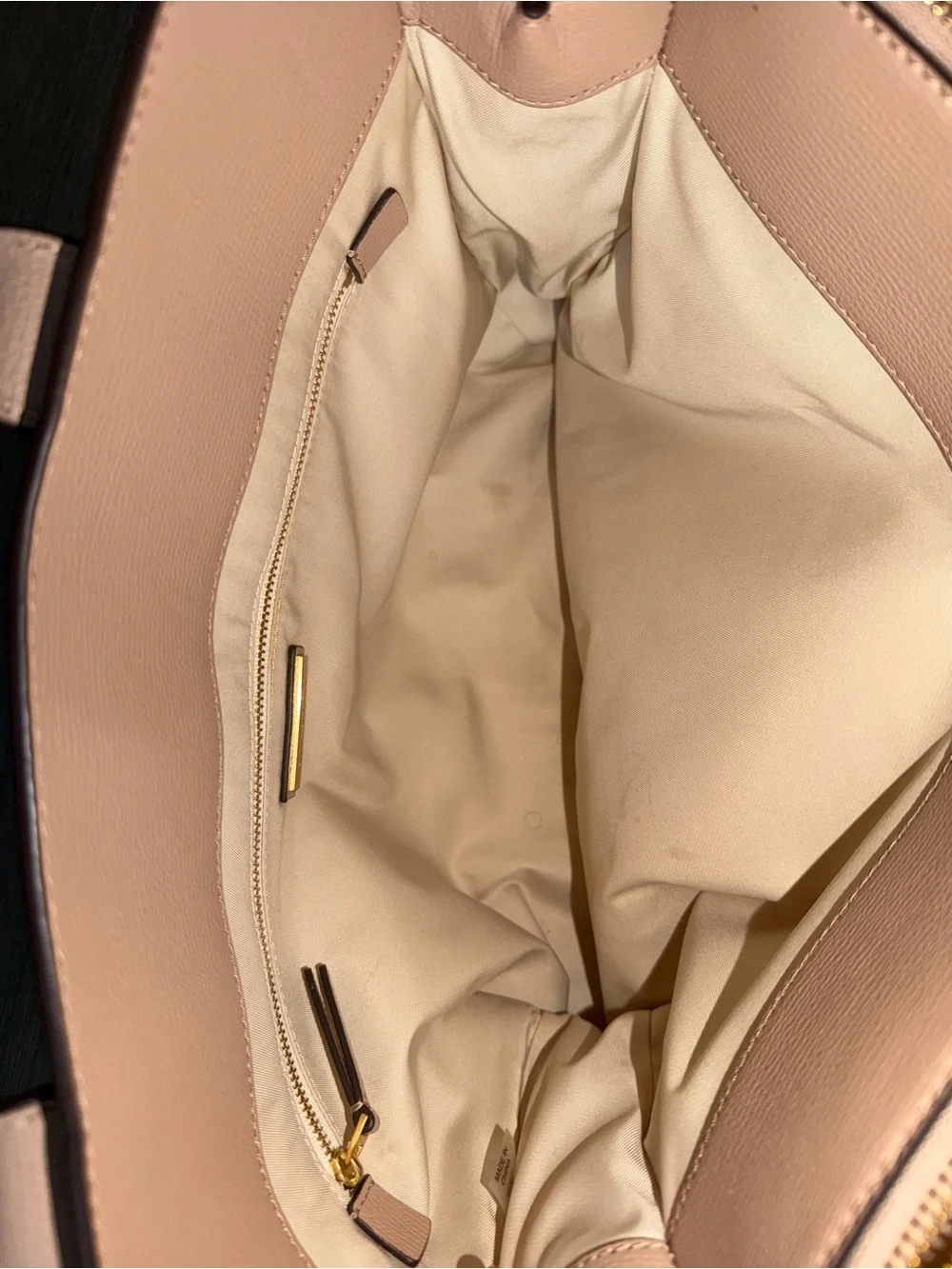 Tory Burch Leather Tote with Crossbody Strap